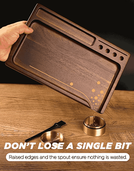 Rolling Tray Custom Logo Wood