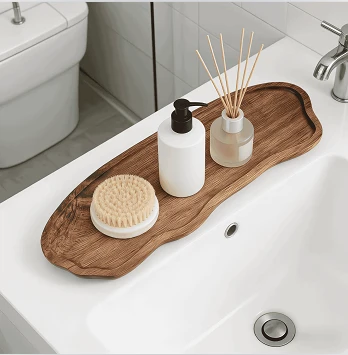 Wooden Cloud Shaped Tray